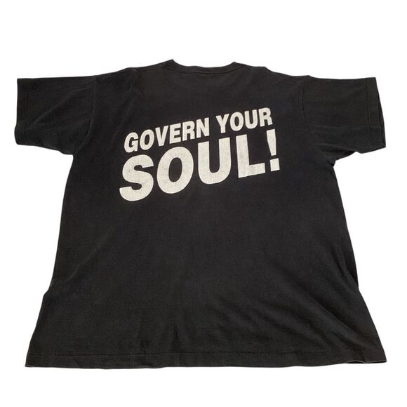 KMFDM Vintage Size XL Godlike Govern Your Soul T-Shirt Industrial Metal Band Tee - Picture 5 of 13